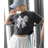レースリボンシャーリング Tシャツ | SpRay | 詳細画像18