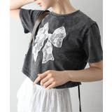 レースリボンシャーリング Tシャツ | SpRay | 詳細画像4