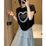 ハートレースロゴTシャツ | SpRay | 詳細画像13