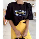 ブラック | MYSTERICクロップドTシャツ | SpRay