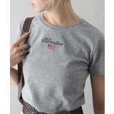 グレー | 国旗ロゴ刺繍ちびTシャツ | SpRay