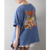 ブルー | ショッピングキッズ BIG Tシャツ | SpRay