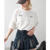 ロゴ刺繍レース Tシャツ | SpRay | 詳細画像44