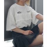 ロゴ刺繍レース Tシャツ | SpRay | 詳細画像46