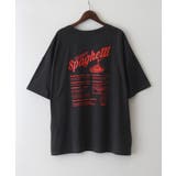 ブラック | スパゲッティおばけ BIG Tシャツ | SpRay