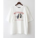 オフホワイト | バセットバウンドロゴ BIG Tシャツ | SpRay