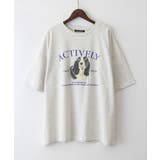 オートミール | バセットバウンドロゴ BIG Tシャツ | SpRay