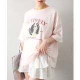 ライトピンク | バセットバウンドロゴ BIG Tシャツ | SpRay
