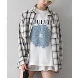 デニムフラワーロゴTシャツ | SpRay | 詳細画像10