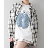 デニムフラワーロゴTシャツ | SpRay | 詳細画像12