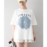デニムフラワーロゴTシャツ | SpRay | 詳細画像18