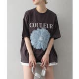 デニムフラワーロゴTシャツ | SpRay | 詳細画像19