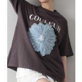 デニムフラワーロゴTシャツ | SpRay | 詳細画像21