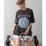 デニムフラワーロゴTシャツ | SpRay | 詳細画像22