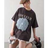デニムフラワーロゴTシャツ | SpRay | 詳細画像23