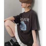 デニムフラワーロゴTシャツ | SpRay | 詳細画像25