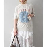 デニムフラワーロゴTシャツ | SpRay | 詳細画像4