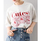 オートミール | FLOWERストーンTシャツ | SpRay