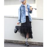 チュールティアードロングスカート | SpRay | 詳細画像27