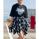 チェックアシメミニスカート | SpRay | 詳細画像3