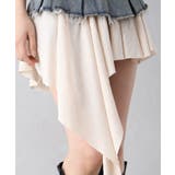 デニムヘムレイヤードミニスカート | SpRay | 詳細画像11 