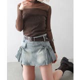 リボンデニムミニスカート | SpRay | 詳細画像15