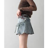 リボンデニムミニスカート | SpRay | 詳細画像21
