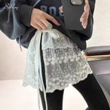 チュールレースラップミニスカート | SpRay | 詳細画像1