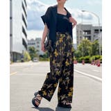 花柄リラックスパンツ | SpRay | 詳細画像30