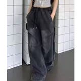 スウェット切替ワイドパンツ | SpRay | 詳細画像4