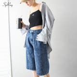 デニムハーフパンツ | SpRay | 詳細画像1