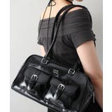 ブラック | ２ポケットショルダーバック | SpRay