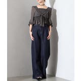 チェックシャーリングリボンブラウス | SpRay | 詳細画像11 