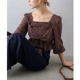 チェックシャーリングリボンブラウス | SpRay | 詳細画像7 