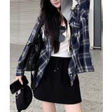 ビエラチェック切り替えフードシャツ | SpRay | 詳細画像10 