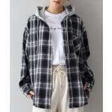 ビエラチェック切り替えフードシャツ | SpRay | 詳細画像19 