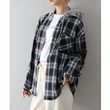 ビエラチェック切り替えフードシャツ | SpRay | 詳細画像21 