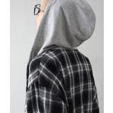 ビエラチェック切り替えフードシャツ | SpRay | 詳細画像24 