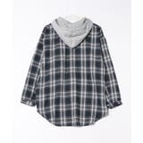 ビエラチェック切り替えフードシャツ | SpRay | 詳細画像35 