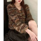 フェザーボーダーカーディガン | SpRay | 詳細画像10 