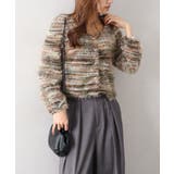 フェザーボーダーカーディガン | SpRay | 詳細画像22 