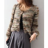 フェザーボーダーカーディガン | SpRay | 詳細画像24 