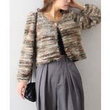 フェザーボーダーカーディガン | SpRay | 詳細画像27 