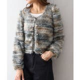 フェザーボーダーカーディガン | SpRay | 詳細画像31 