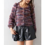 フェザーボーダーカーディガン | SpRay | 詳細画像34 