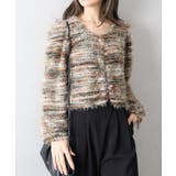 フェザーボーダーカーディガン | SpRay | 詳細画像44 