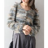 フェザーボーダーカーディガン | SpRay | 詳細画像48 