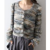 フェザーボーダーカーディガン | SpRay | 詳細画像50 