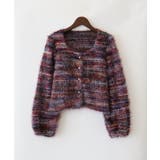 フェザーボーダーカーディガン | SpRay | 詳細画像52 