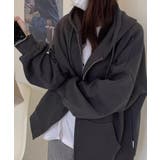 チャコールグレー | ジップパーカー | SpRay